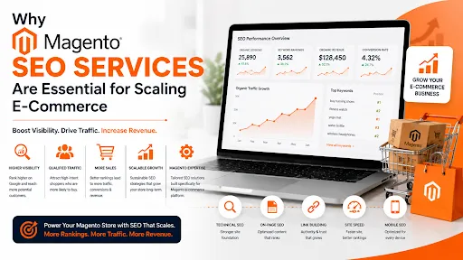 Featured image for Why Magento SEO Services Are Essential for Scaling E-Commerce